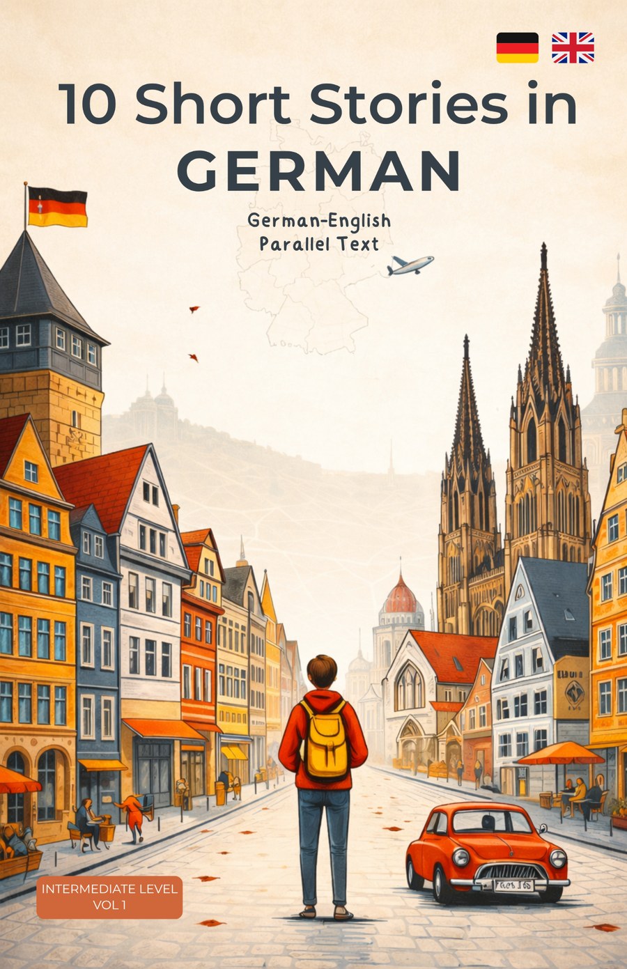 10 Short Stories in German book cover